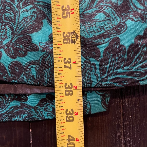 Green print Jessica Howard 16W satin lined dress - Picture 4 of 5